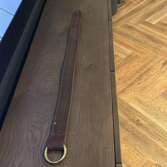 Michael Kors Wide Leather Belt - Picture 9 of 11